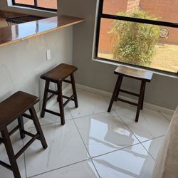 Stools (3 Piece Wooden Stools)