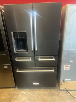 KitchenAid French Door Refrigerator Black Stainless