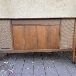 Vintage Mid Century G.E. Stereo Console 