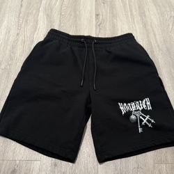 Black Hoodrich Shorts