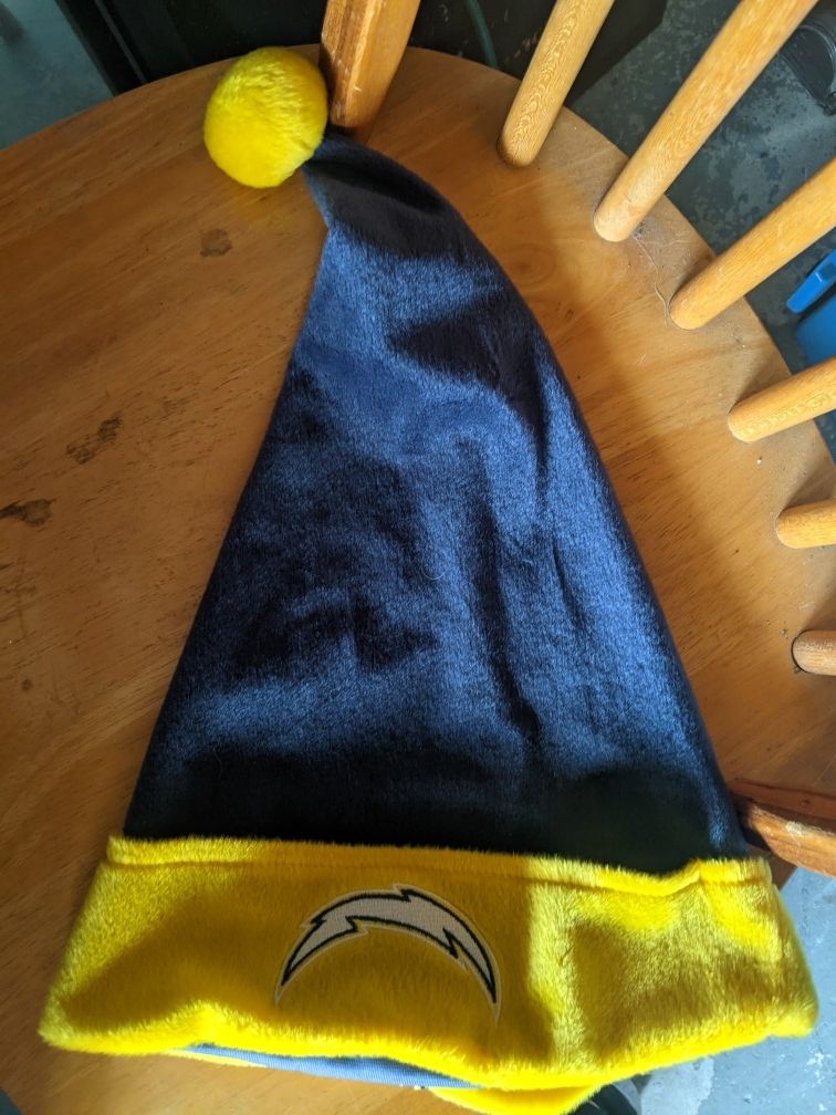 Chargers Santa Hat