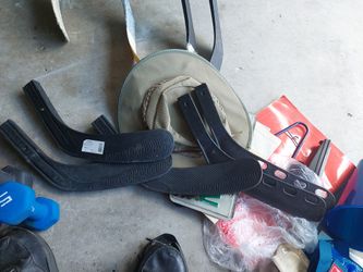 5 Street Hockey Blades( Bring Broken Ice Sticks To Life) Excellent Condition 