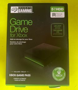 Seagate Gaming Drive Xbox 5TB External Memory Brand New Sealed!!