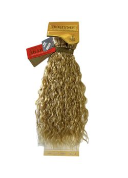 Bohyme 14” French Refined 100% Human Hair – Color 613 Blonde (Soft & Tangle-Free)