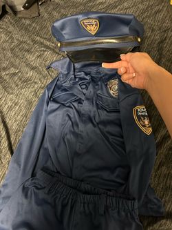 Boys police costume size medium