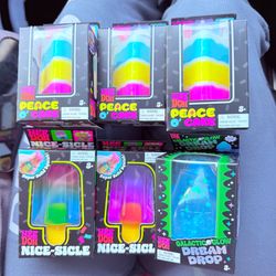 NeeDoh Peace O' Cake Nice-Sicle Galactic Glow Dream Drop (read description)
