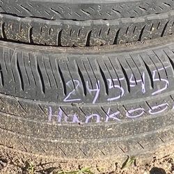 1x Used Tire Hankook 245/45/19🛞