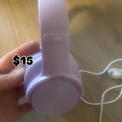 Purple wireless Picun Headphones
