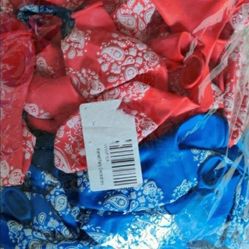 60 Pcs Bandana Balloons 12 Inch Latex  Party Balloons 