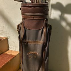 Golf Bag with Mix Of Clubs 