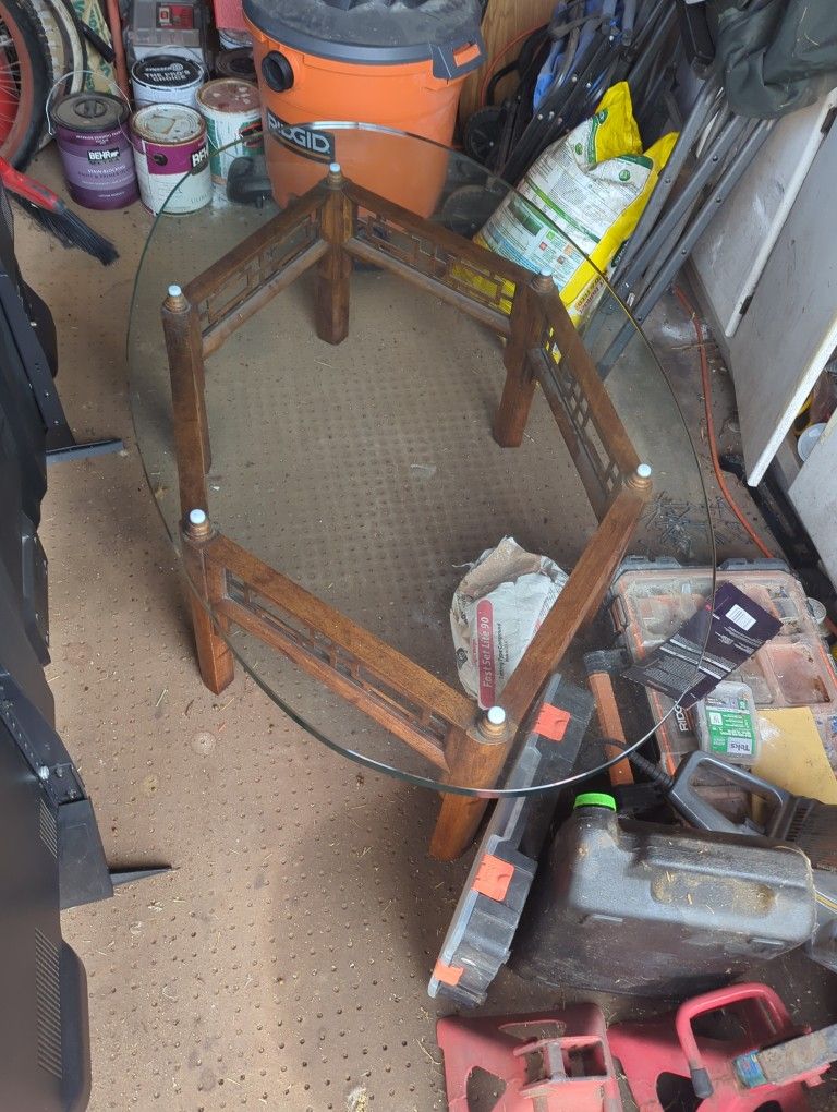 Thick Glass Coffee Table