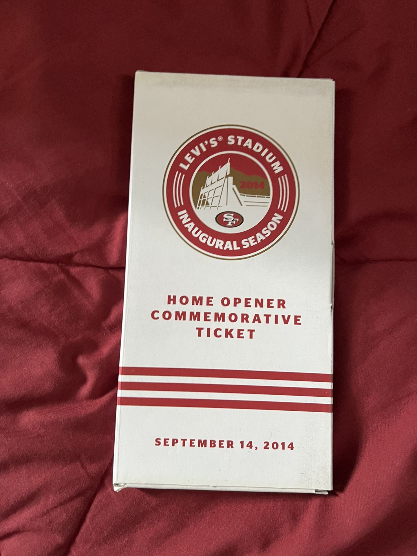 49ers Home Opener Commemorative Ticket