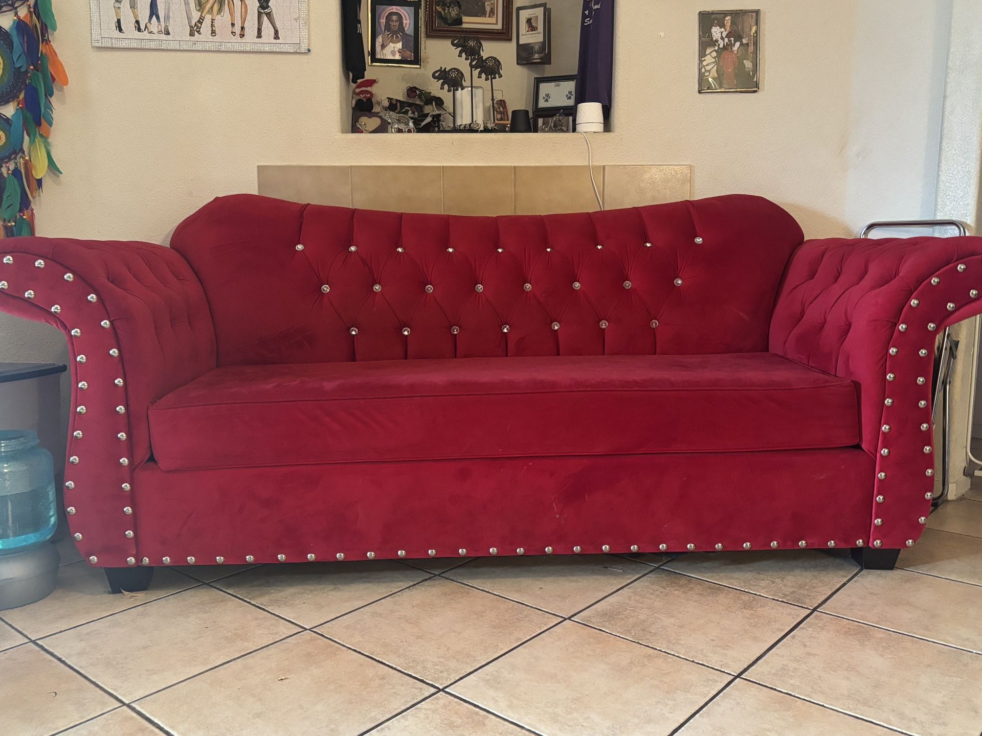 Red Couch Set
