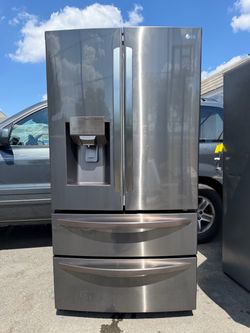 LG ThinQ French Door Refrigerator Stainless Steel