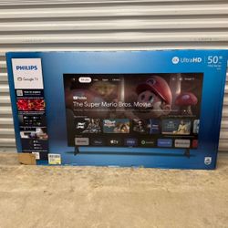 Hd391 50” Philips smart 4k led Uhd tv floor model 
