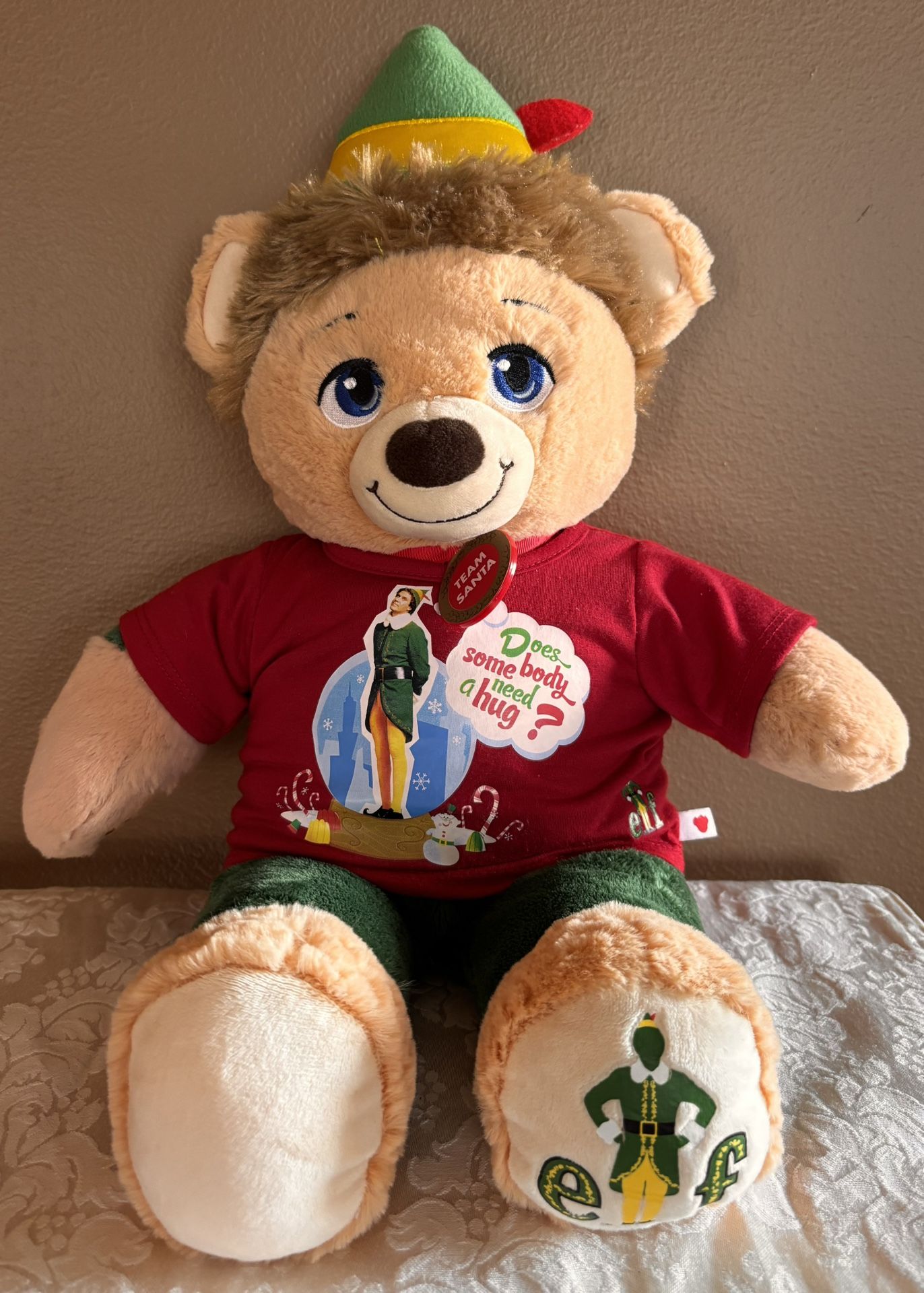 Elf Movie Build-A-Bear-2021 W/ Original Outfit 🟢Read Full Description Below🟢