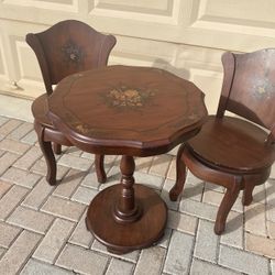 Vintage Children’s size Table And chairs