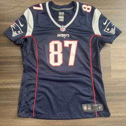 Nike On Field New England Patriots Rob Gronkowski #87 Jersey Women‘s Sz Medium