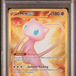 2023 Pokemon 151 Gold Mew Ex Full Art PSA 9