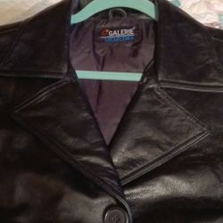 MENS LEATHER COAT