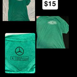 Green Mercedes t shirt