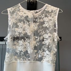 Casual Wedding Or Pre Wedding  Photo Shooting Dress White 