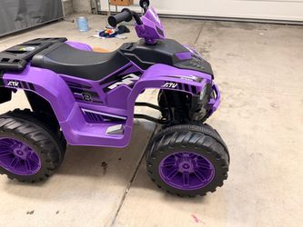 Purple motorcycle