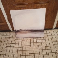 Modern Oil Painting On Canvas/ 23 X 23 Inches.