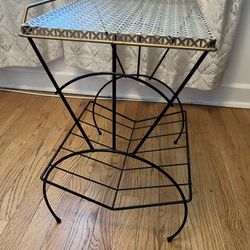 Mid Century Vintage Magazine Rack