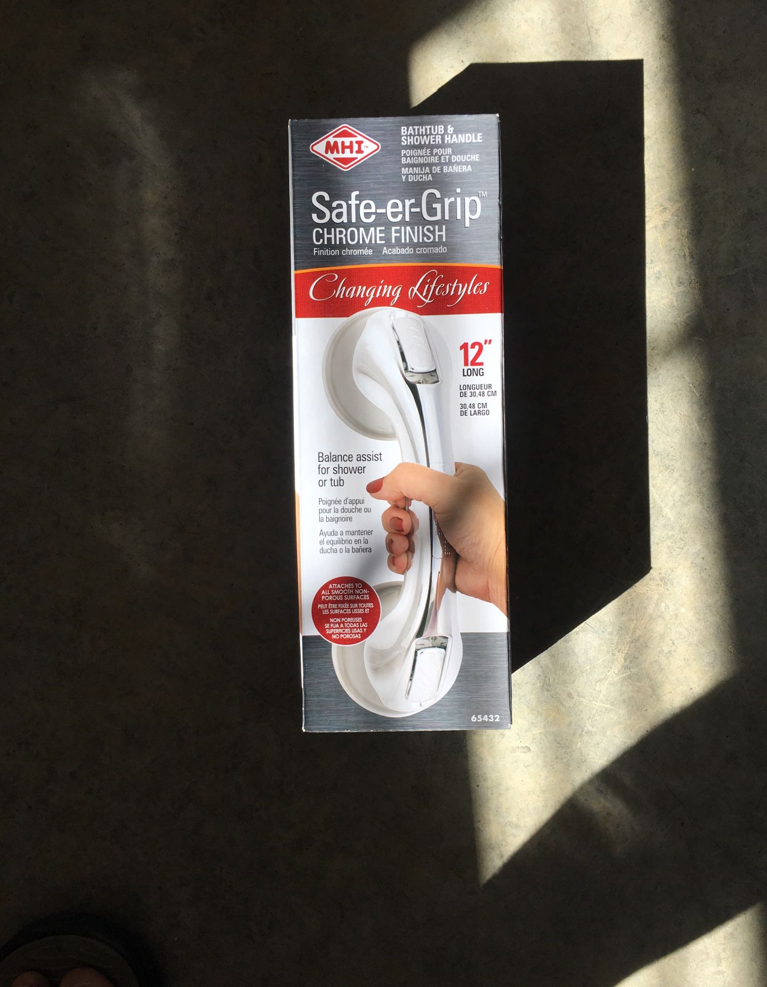 12” BATHTUB & SHOWER HANDLE