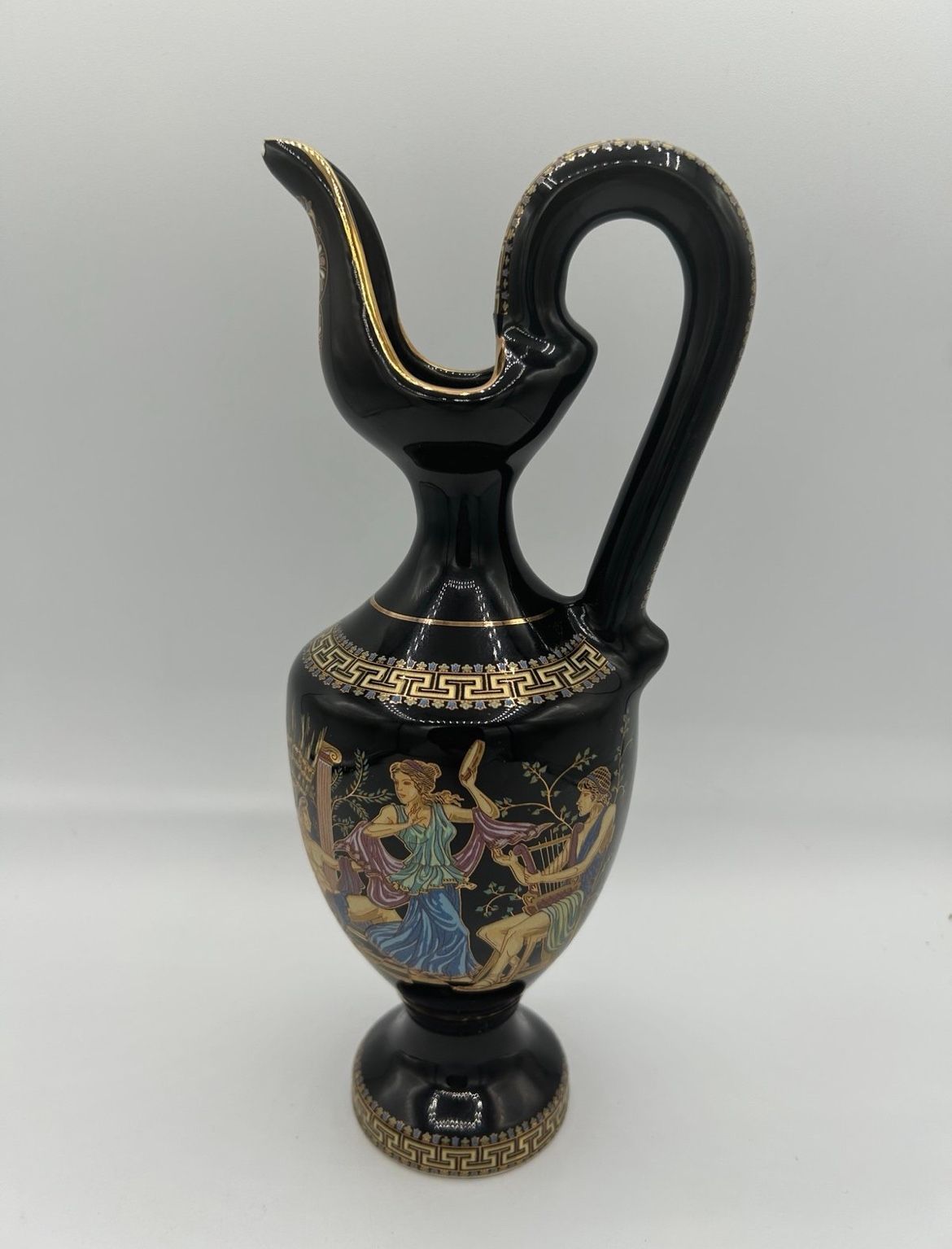 24k Gold Greece Vase