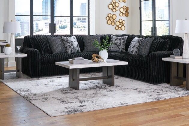 Midnight Madness 3pc Sectional