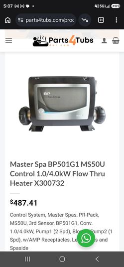 Brand new- Master Spa Bp501 Spa Pump