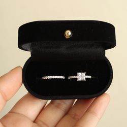 anillo de compromiso plata 925 size 4