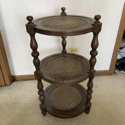 Antique Wicker Table 