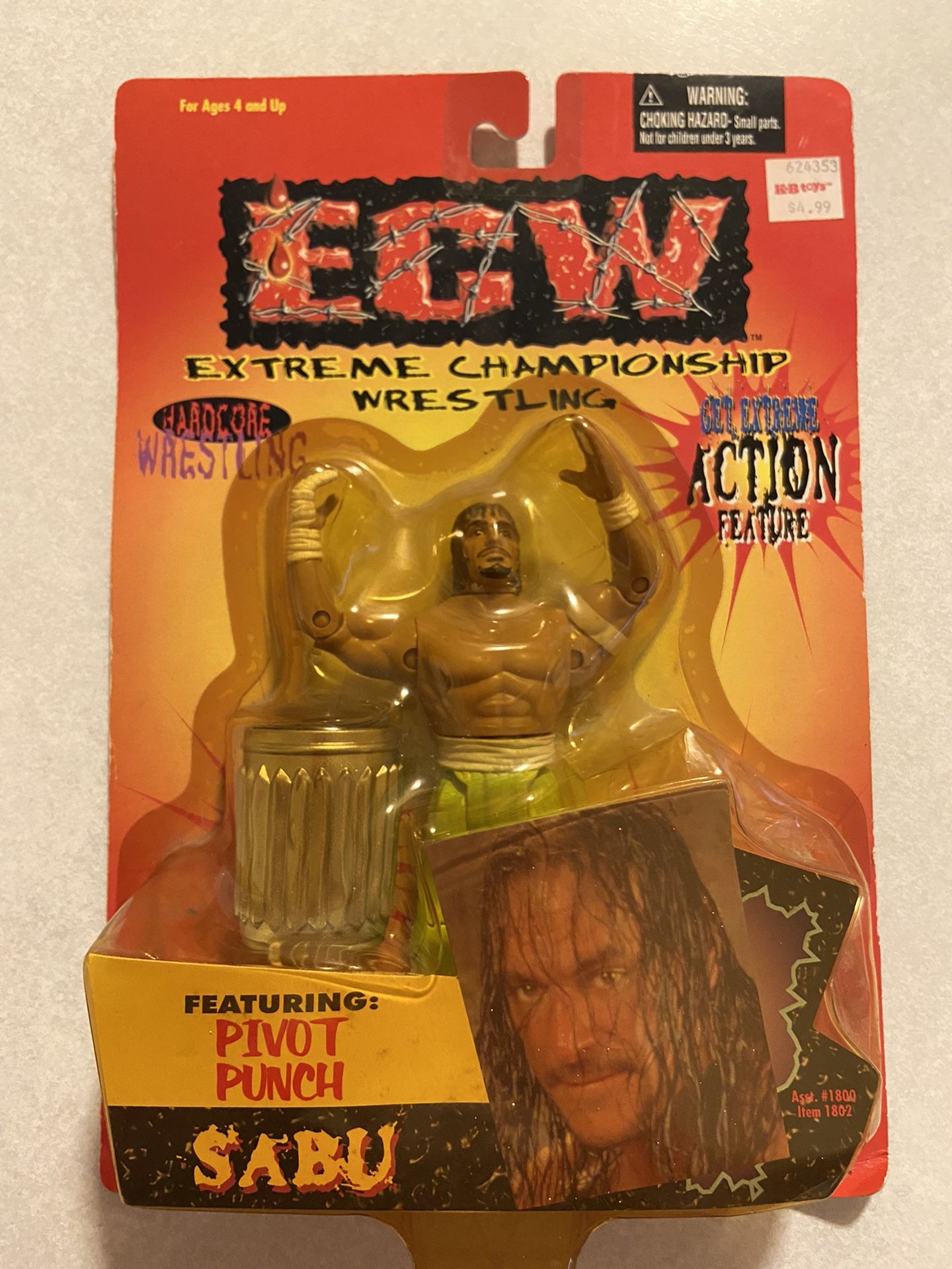 WWE ECW Sabu Action Figure (1999)