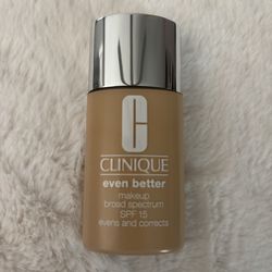 NEW CLINIQUE EVEN BETTER MAKEUP BROAD SPECTRUM SPF 15 IN WN 16 BUFF FULL SIZE $20!