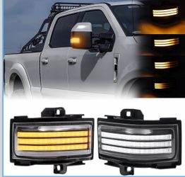 Brand New Side Tow Mirror Turn Signal LED lights for 2015-2025 F150, F250, F350, F450