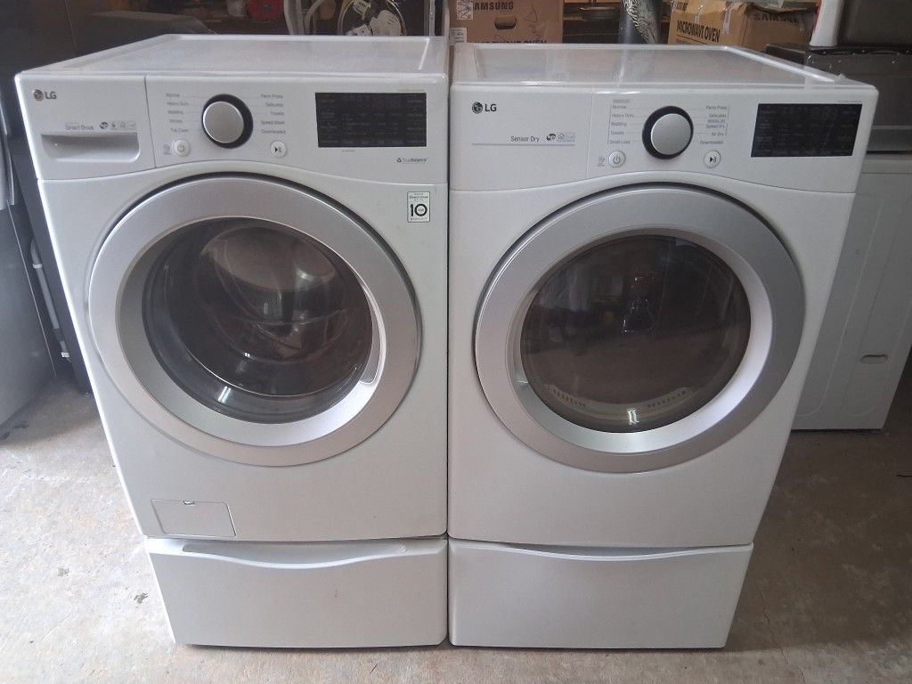LG Front Load Pedestal Washer And Dryer