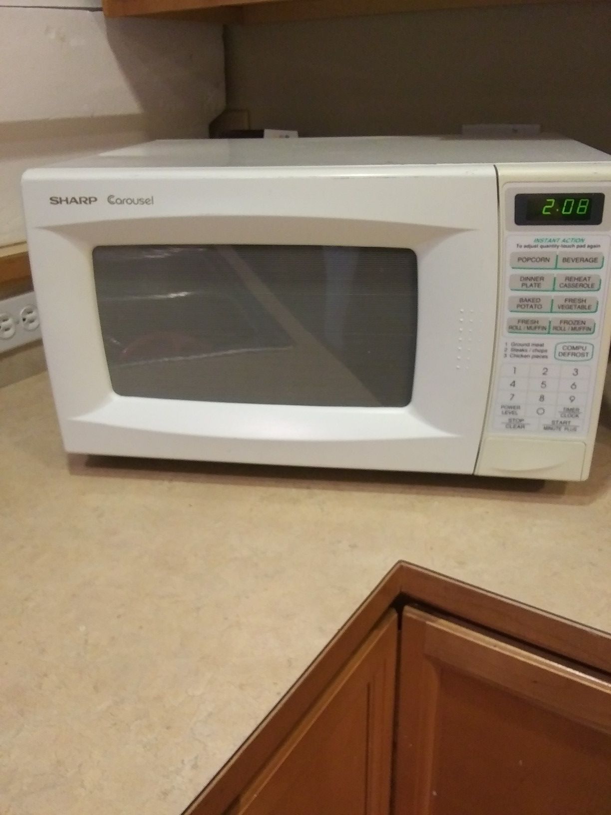Sharp carousel digital microwave oven