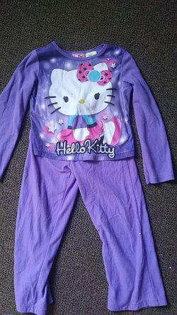 Hello kitty pajamas size 4t