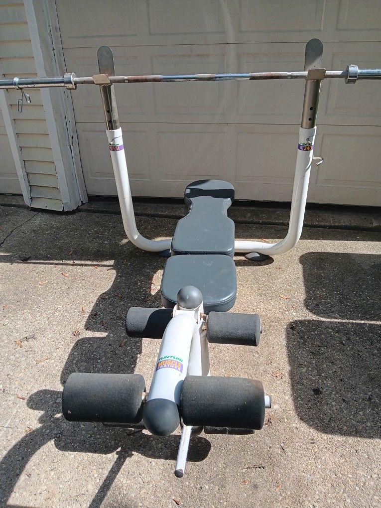 Olympic Weight Bench With Bar
