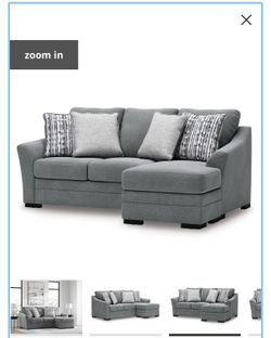 Ashley furniture sofa, chair, and ottoman set