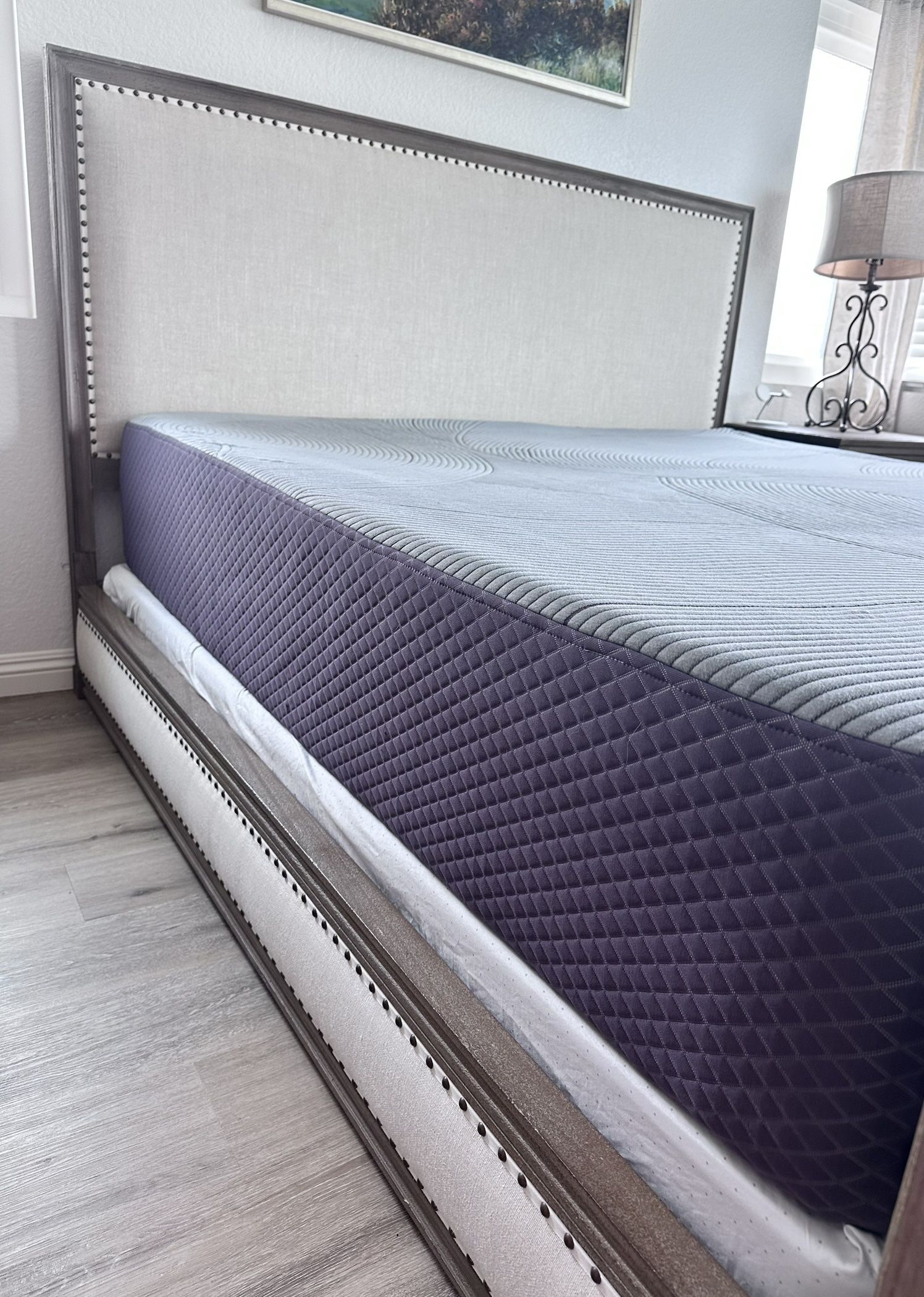 Restoration Hardware King Bed With Mattress