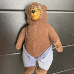 DISNEY COUNTRY BEARS JAMBOREE FRED BEDDERHEAD BEAR PLUSH DOLL McDONALD'S TOY