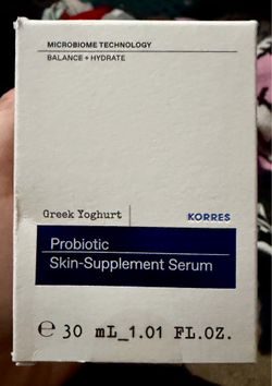 Probiotic skin supplement serum