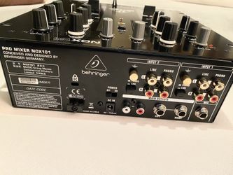 【未使用に近い】behringer PRO MIXER NOX101 Behringer Pro Mixer NOX101 DJ Mixer | Music & Arts