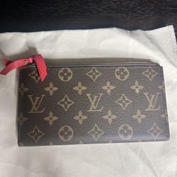 Louis Vuitton Monogram Canvas Chili Red Adele Wallet