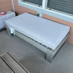 West Elm Coffee Table + Ottoman