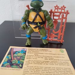TMNT Leonardo 1988 Action Figure- Complete